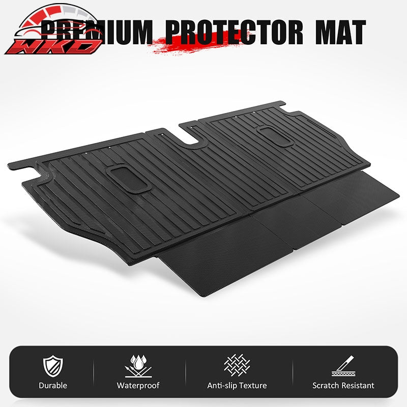 Fits 17-25 Mazda CX-5 TPE Waterproof Rear Cargo Trunk Seat Back Protector Mats
