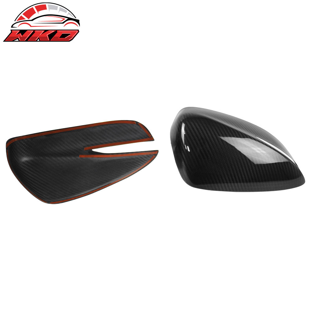 Fits 15-16 Mazda CX-5 CX5 Carbon Fiber CF RH LH Side Rearview Mirror Covers Caps
