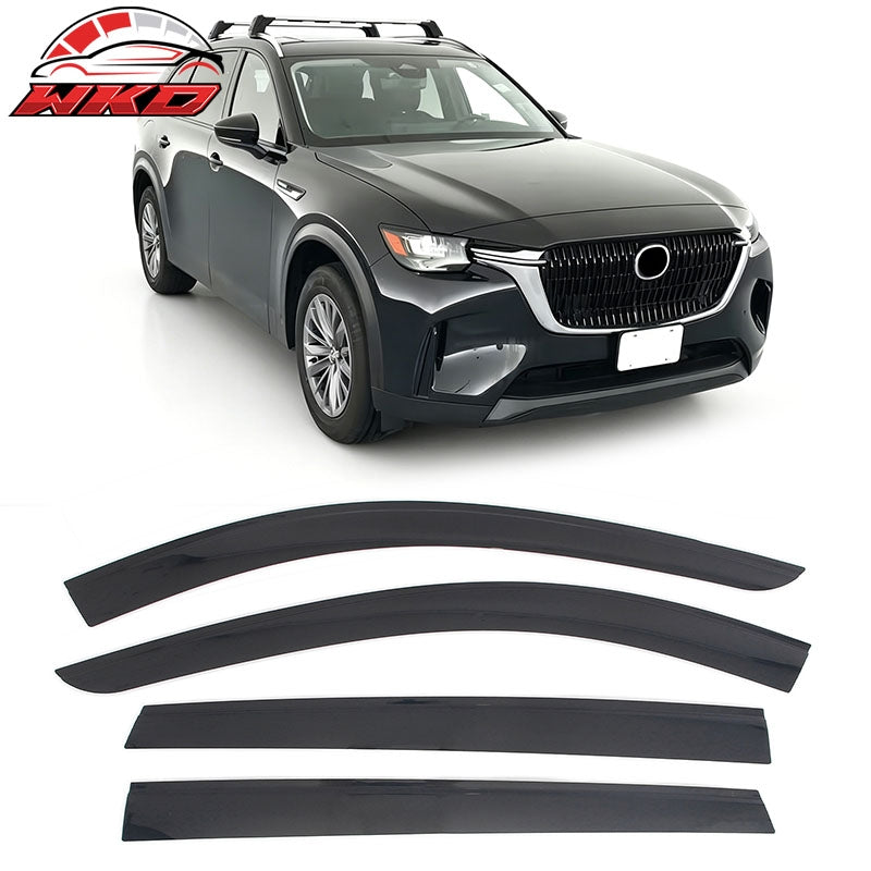 Wholesale 25-26 Mazda CX-70 & 24-26 CX-90 Low Profile Style Tape-on Window Visors