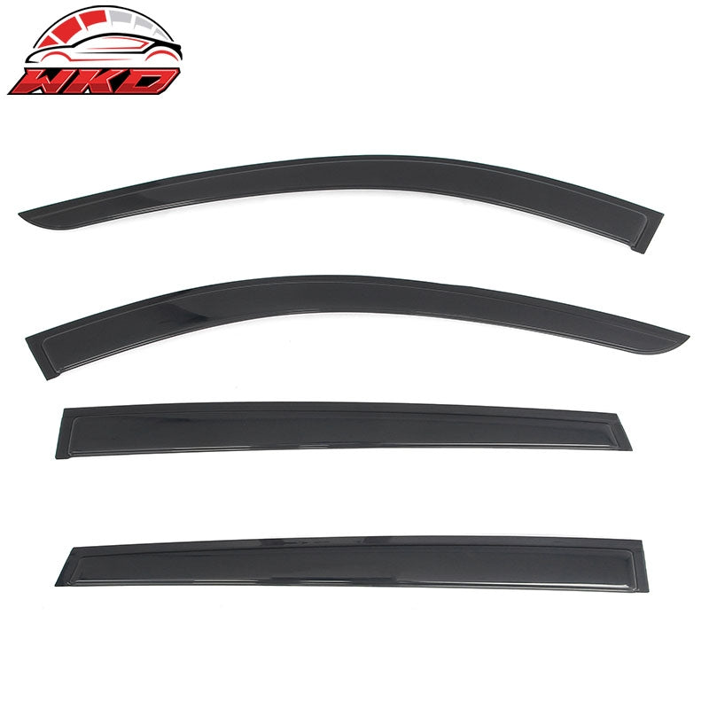 Fits 25-26 Mazda CX-70 & 24-26 CX-90 Tape-on Window Visors Vent Rain Deflectors