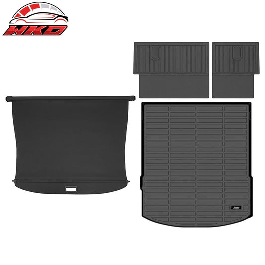 Wholesale 25-26 Mazda CX-70 Carbon Fiber Texture Cargo Cover + Backrest + Trunk Mat