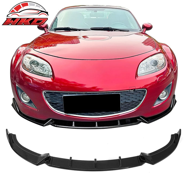 Wholesale 09-12 Mazda MX-5 Miata Gloss Black Front Bumper Lip IKON Style Spoiler 3PCS