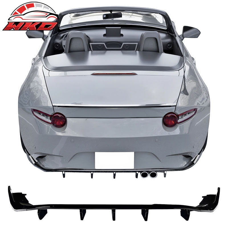 Wholesale 16-26 Mazda MX-5 Miata Gloss Black IKON Style Rear Bumper Diffuser ABS 3PCS