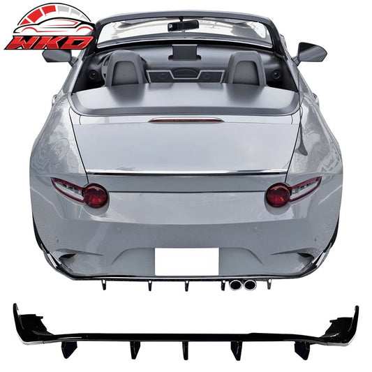 Wholesale 16-26 Mazda MX-5 Miata Gloss Black IKON Style Rear Bumper Diffuser ABS 3PCS