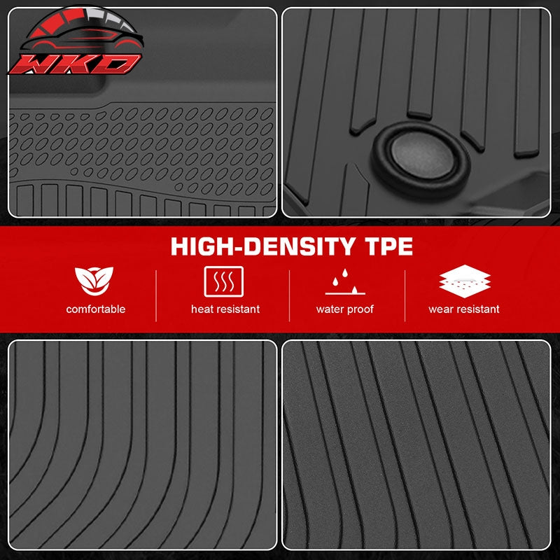 Fits 16-26 Mazda MX-5 Miata TPE All Weather Waterproof 3D Floor + Trunk Mats