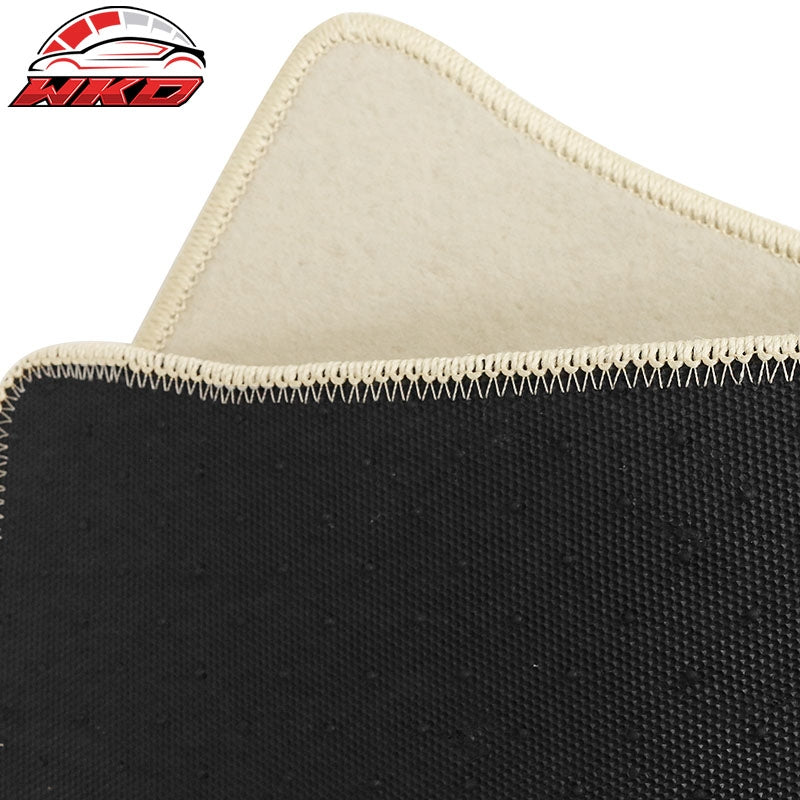 Fits 90-97 Mazda Miata MX-5 Floor Mats Liner Left Right Nylon Beige Carpet 2PC