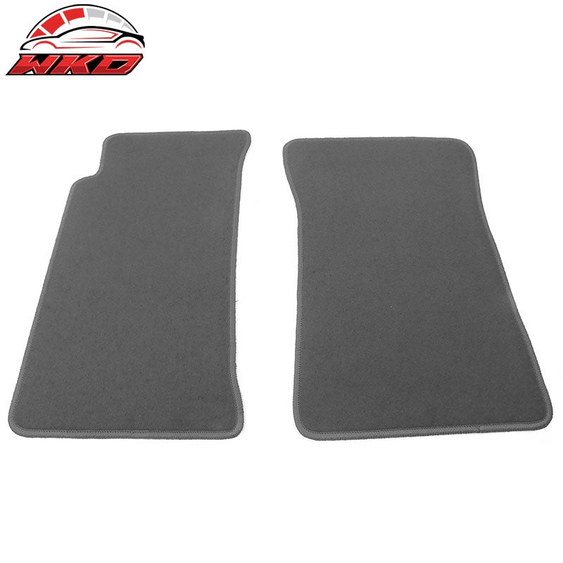 Fits 90-97 Mazda Miata MX-5 Floor Mats Liner Nylon Gray Non-Slip Auto Carpet 2PC