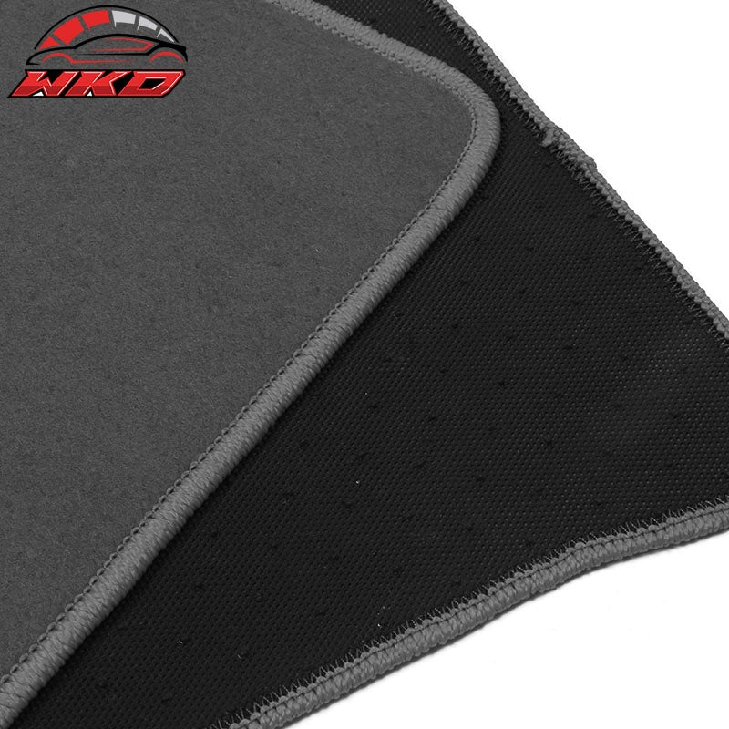 Fits 90-97 Mazda Miata MX-5 Floor Mats Liner Nylon Gray Non-Slip Auto Carpet 2PC