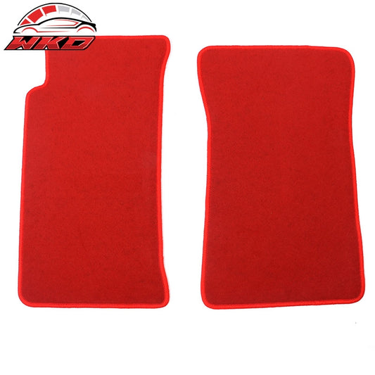 Wholesale 90-97 Mazda Miata MX-5 Car Auto Floor Mats Cargo Liner Nylon Red Carpet 2PC