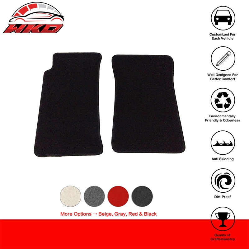 Fits 90-97 Mazda Miata MX5 OE Factory Fitment Floor Mats Carpets Nylon Black 2PC