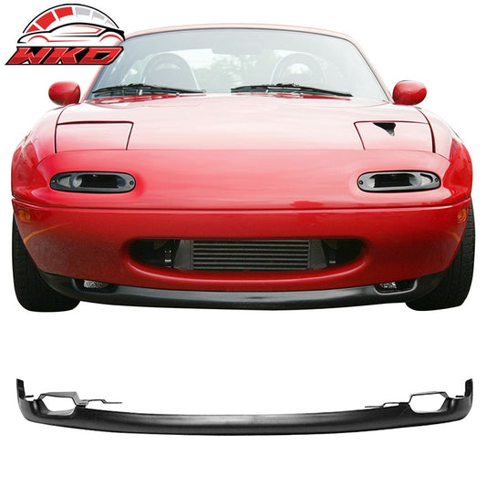 Wholesale 90-97 Mazda Miata MX5 RS Style Front Bumper Lip Spoiler Unpainted Black PU