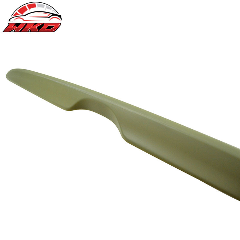 Fits 14-18 Mazda 3 Sedan 4Dr OE Style Rear Trunk Spoiler Wing Lip Unpainted ABS