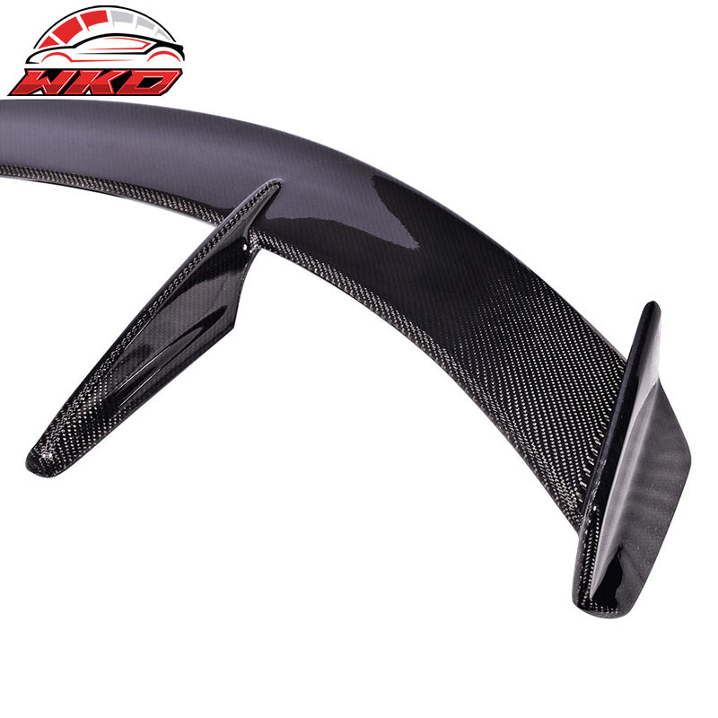 Fits 14-18 Mazda 3 Hatchback 5DR Roof Spoiler KS Style Carbon Fiber Rear Wing