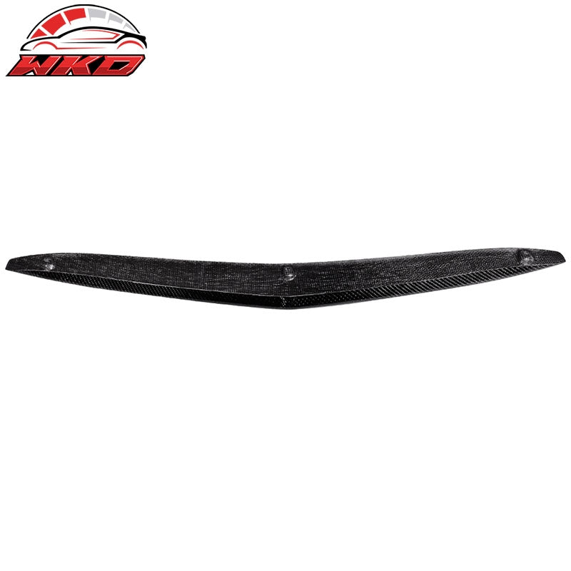 Fits 14-16 Mercedes Benz CLA250 Carbon Fiber Front Bumper Lip Valance Trim CF