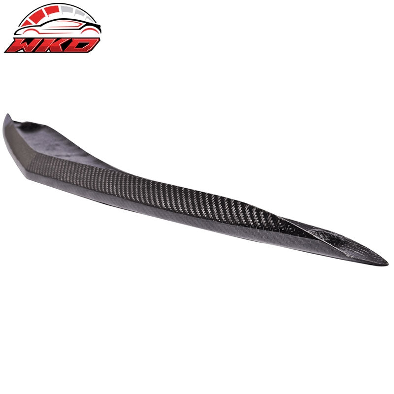 Fits 14-16 Mercedes Benz CLA250 Front Bumper Lip Valance Trim Matte Carbon Fiber