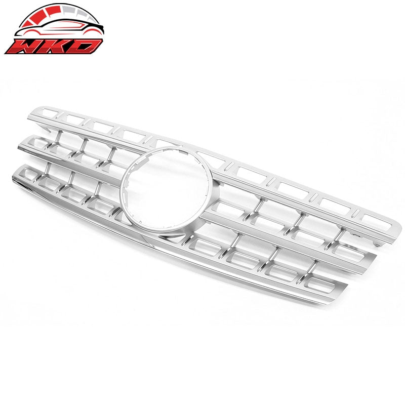 Fits 09-11 Mercedes-Benz ML Class W164 Chrome Front Upper Grille Replacement