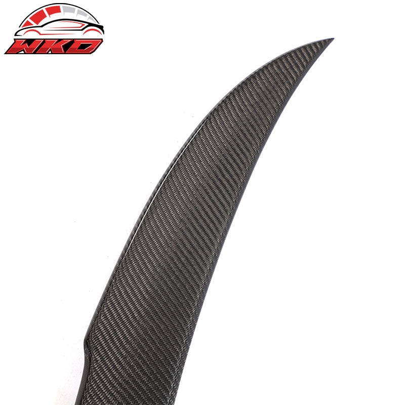 Fits 15-21 Mercedes-Benz W205 C Class Sedan FD Style Carbon Fiber Trunk Spoiler