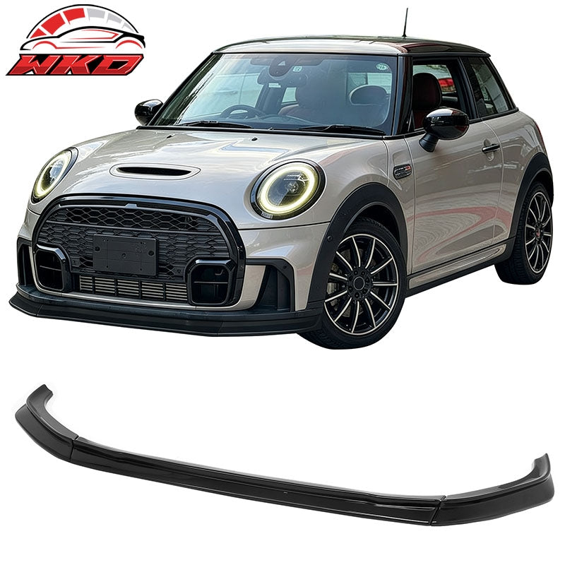 Wholesale For 2022-2024 Mini Cooper F55 F56 DAG Style Front Bumper Lip Spoiler Gloss Black
