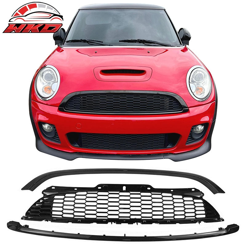 Wholesale For 08-15 Mini Cooper S JCW R55 R56 R57 R58 R59 Gloss Black Front Grille w/Frame