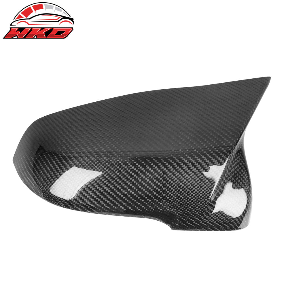 Fits BMW F20 F22 F30 F31 F32 F33 F35 F34 Side View Mirror Cover Carbon Fiber 2PC