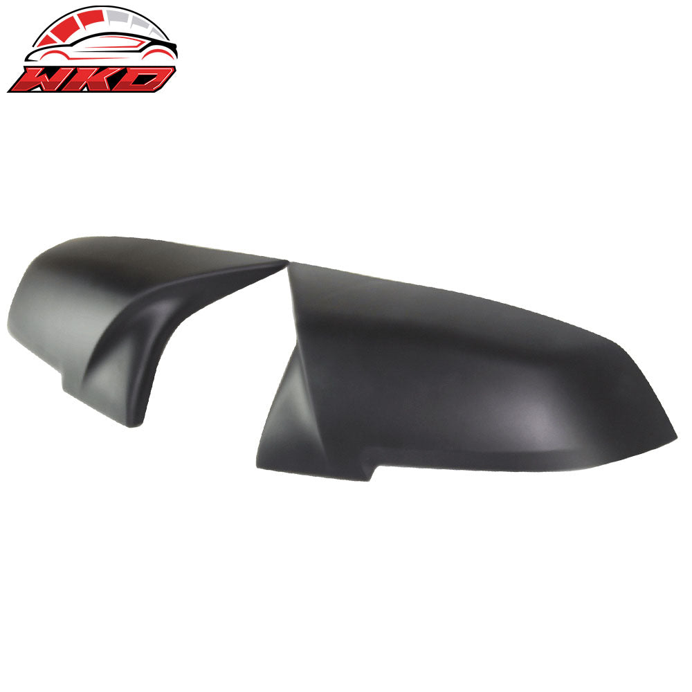 Fits 13-18 BMW F31 3 Series Matte Black Side View Mirror Covers Replacement 2PCS