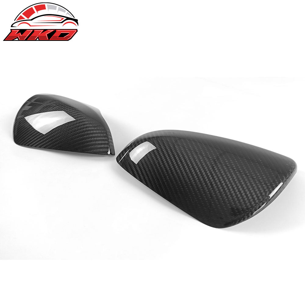 Fits 22-25 Subaru WRX 5th Rear View Mirror Covers Trim Added on Carbon Fiber CF