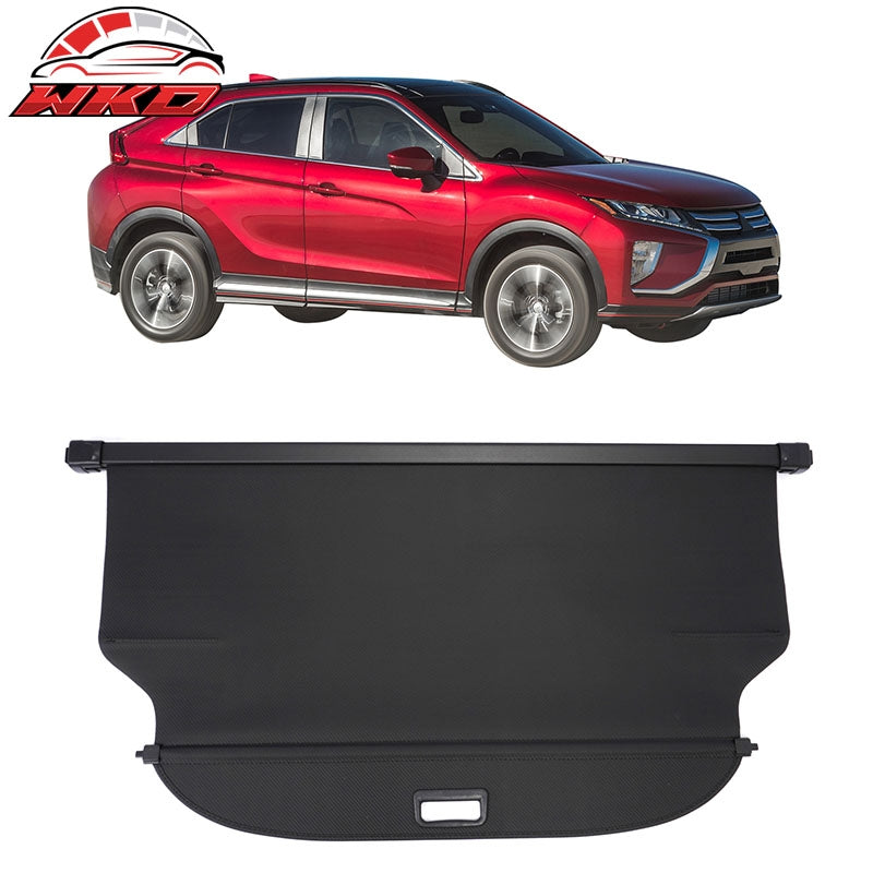 Fits 18-26 Mitsubishi Eclipse Cross Retractable Cargo Cover Carbon Fiber Texture