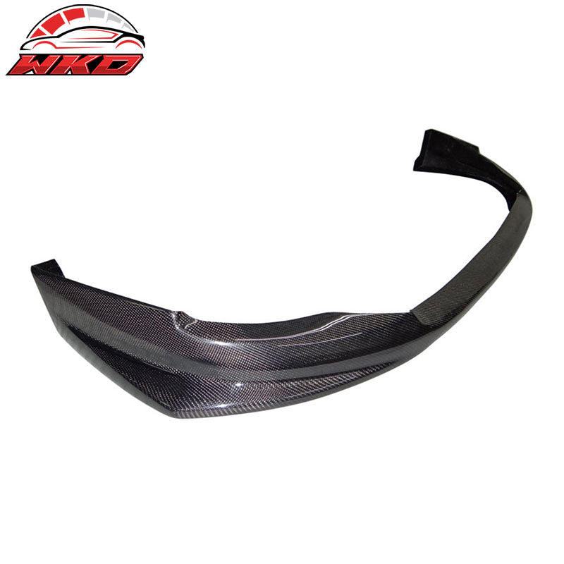 Fits 08-15 Mitsubishi Lancer EVO X VR Style Front Bumper Lip Matte Carbon Fiber