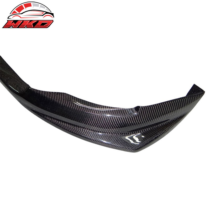 Fits 08-15 Mitsubishi Lancer EVO X VR Style Front Bumper Lip Matte Carbon Fiber