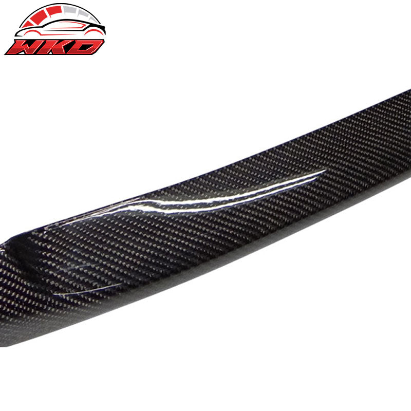 Fits 08-15 Mitsubishi Lancer EVO X VR Style Front Bumper Lip Matte Carbon Fiber