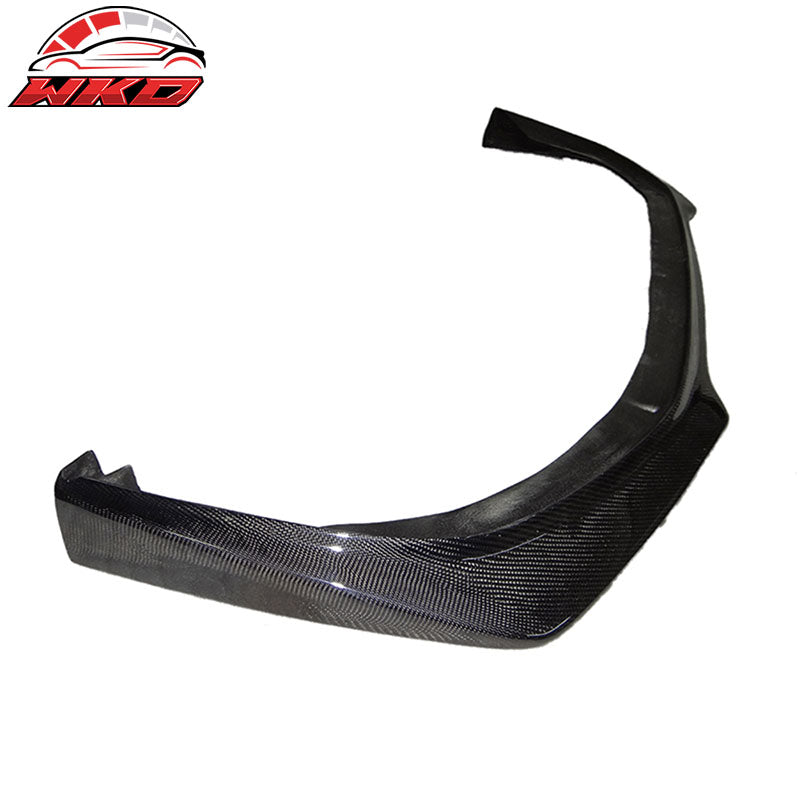 Fits 08-15 Mitsubishi Lancer EVO X RA Style Front Bumper Lip Matte Carbon Fiber