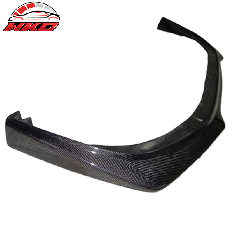 Fits 08-15 Mitsubishi Lancer Evolution EVO X 10 RA Front Bumper Lip Carbon Fiber