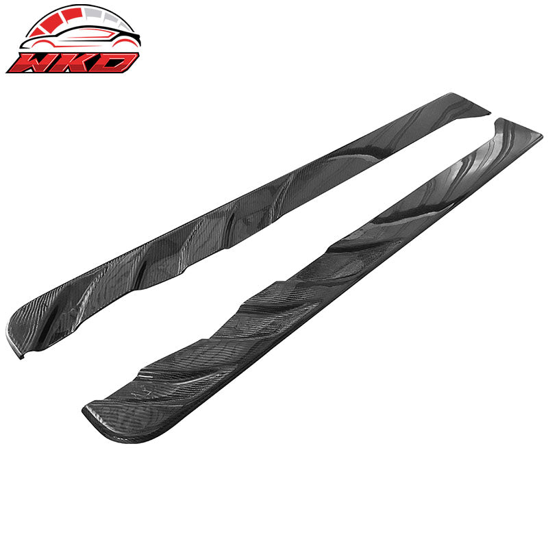 Fits 08-16 Mitsubishi Lancer EVO X Jun Style Side Skirts - Carbon Fiber CF