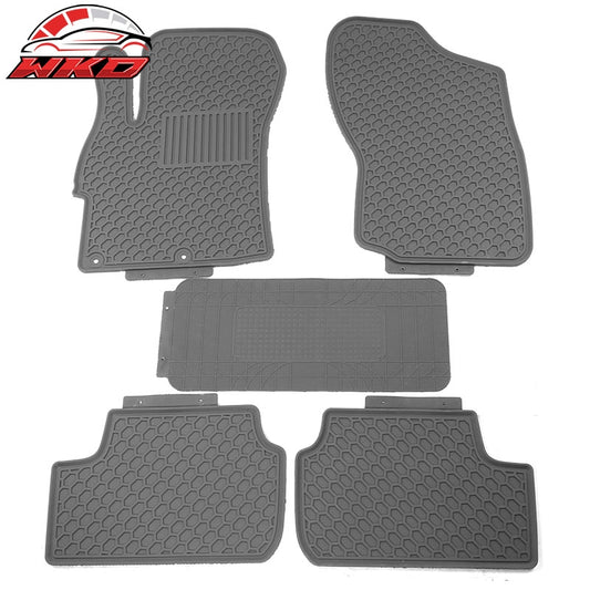 Wholesale 08-17 Mitsubishi Lancer OE Style All Weather Floor Mats Carpets Latex Gray