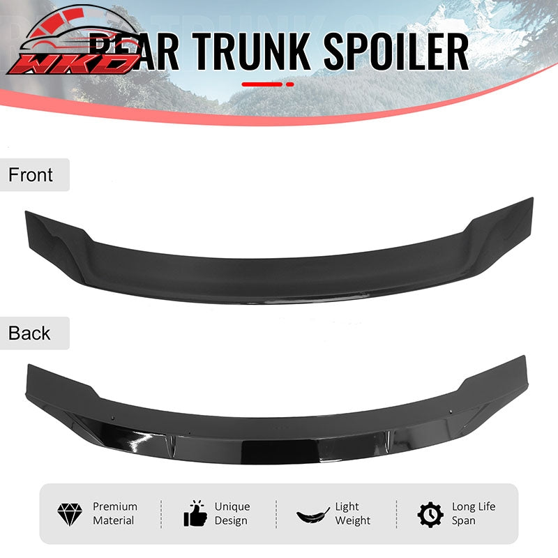 Fits 08-17 Mitsubishi Lancer EVO X 10 R Style Gloss Black Rear Trunk Spoiler ABS
