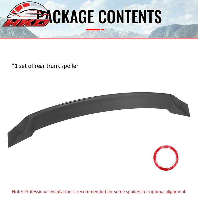 Fits 08-17 Mitsubishi Lancer EVO X 10 R Style Gloss Black Rear Trunk Spoiler ABS