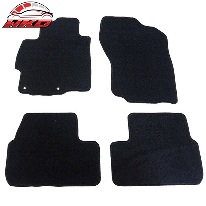 Wholesale 08-17 Mitsubishi Lancer Nylon Black Floor Mats Non-Slip Auto Carpets 4PC