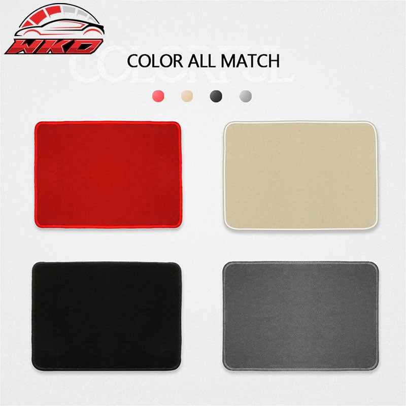 Fits 08-17 Mitsubishi Lancer Nylon Black Floor Mats Non-Slip Auto Carpets 4PC