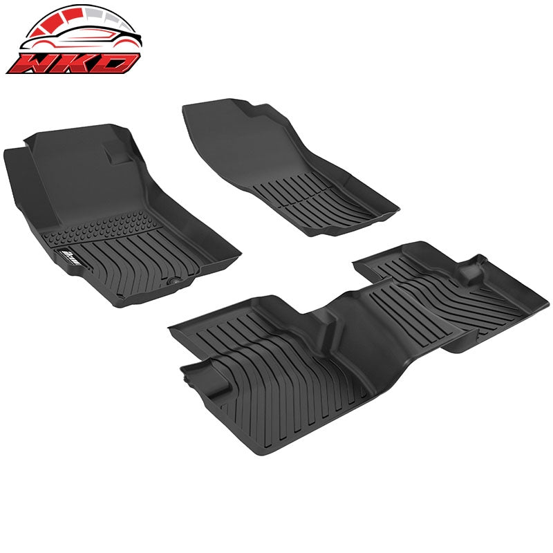 Fits 08-17 Mitsubishi Lancer TPE All Weather 3D Floor Mats Cargo Liner Carpets