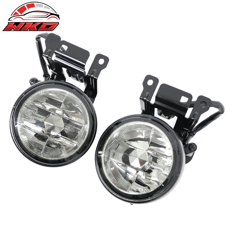 Fits 00-04 Mitsubishi Montero Sport Front Bumper Fog Lights Lamps Smoke Lens