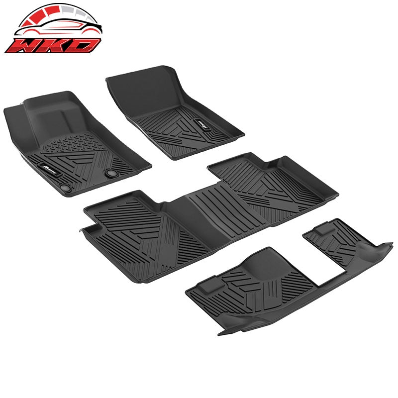 Fits 22-26 Mitsubishi Outlander IKON Anti-Slip Floor Mats All Weather TPE Carpet