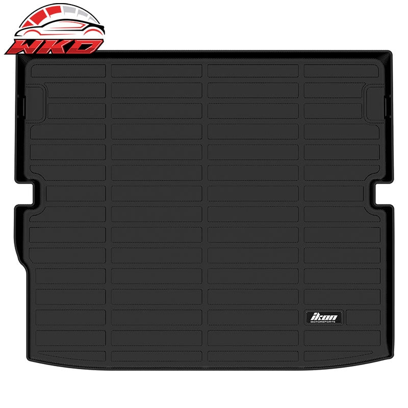 Fits 22-26 Mitsubishi Outlander&PHEV Carbon Fiber Texture Cargo Cover+Trunk Mat