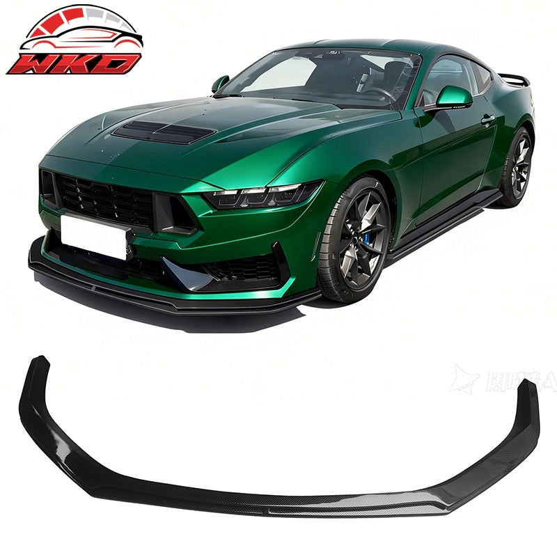 Wholesale 24-26 Ford Mustang S650 Performance Ikon Front Bumper Lip Carbon Fiber Look