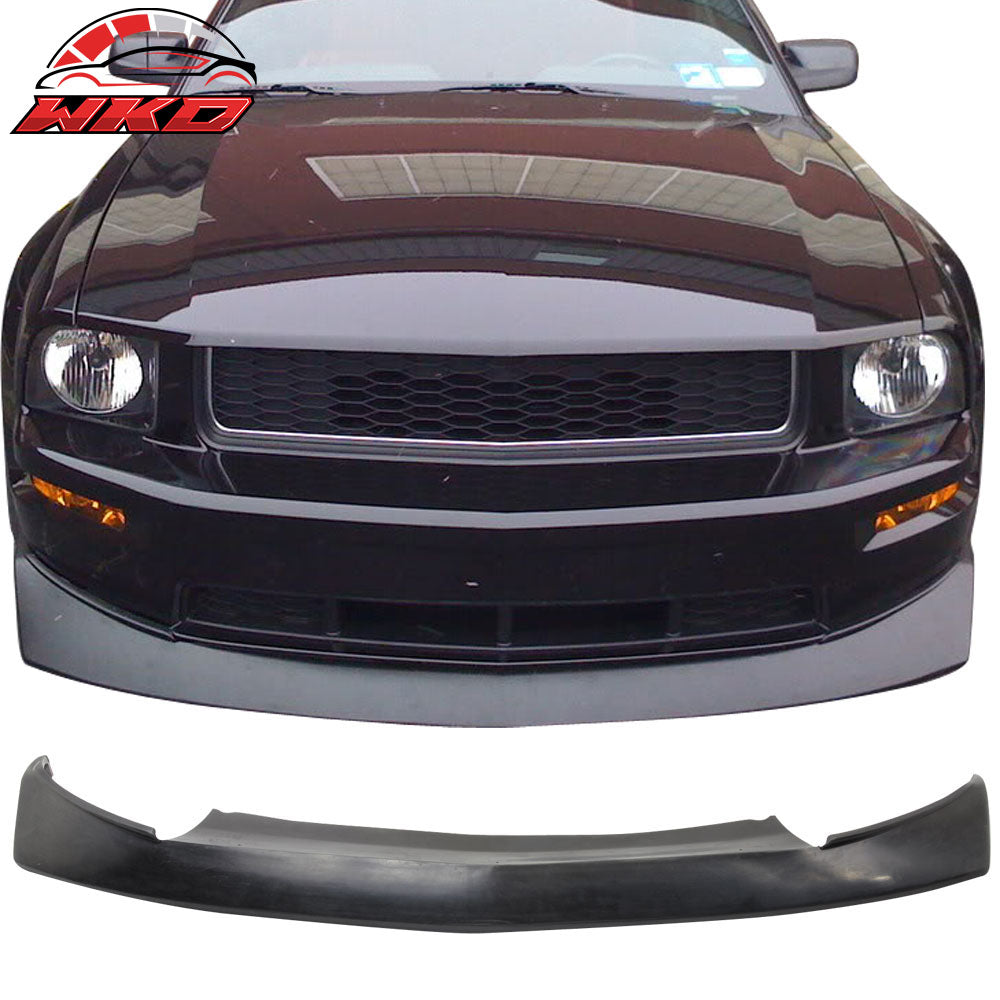 Fits 05-09 Ford Mustang V8 Front Bumper Lip Spoiler CV-Style PU