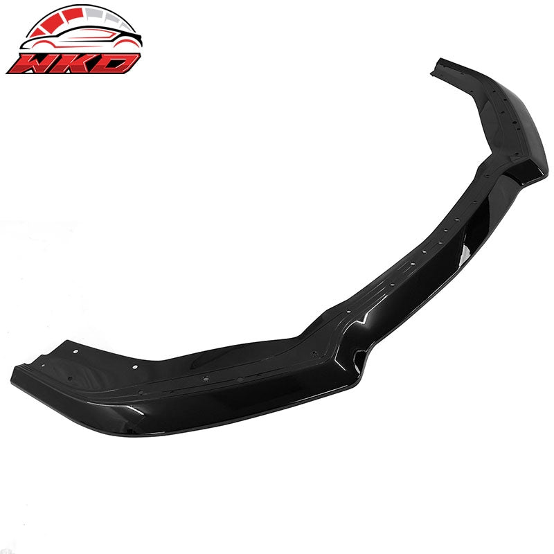 Fits 21-23 Ford Mustang Mach 1 Handling Package Front Bumper Lip Gloss Black PP