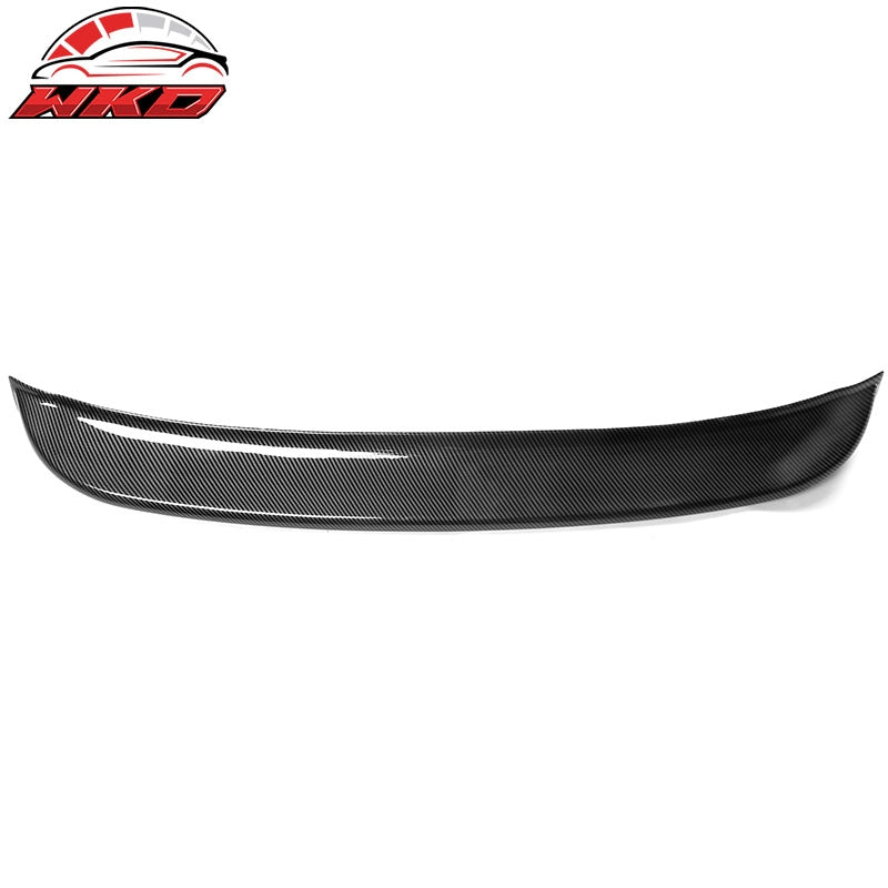 Fits 21-26 Ford Mustang Mach-E Duckbill Rear Trunk Spoiler PP Carbon Fiber Print