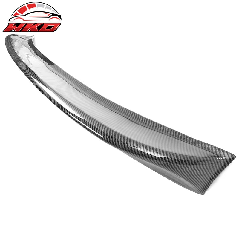Fits 21-26 Ford Mustang Mach-E Duckbill Rear Trunk Spoiler PP Carbon Fiber Print