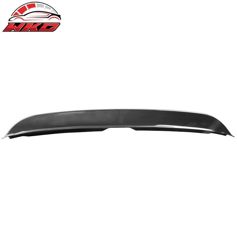 Fits 21-26 Ford Mustang Mach-E Duckbill Rear Trunk Spoiler PP Carbon Fiber Print