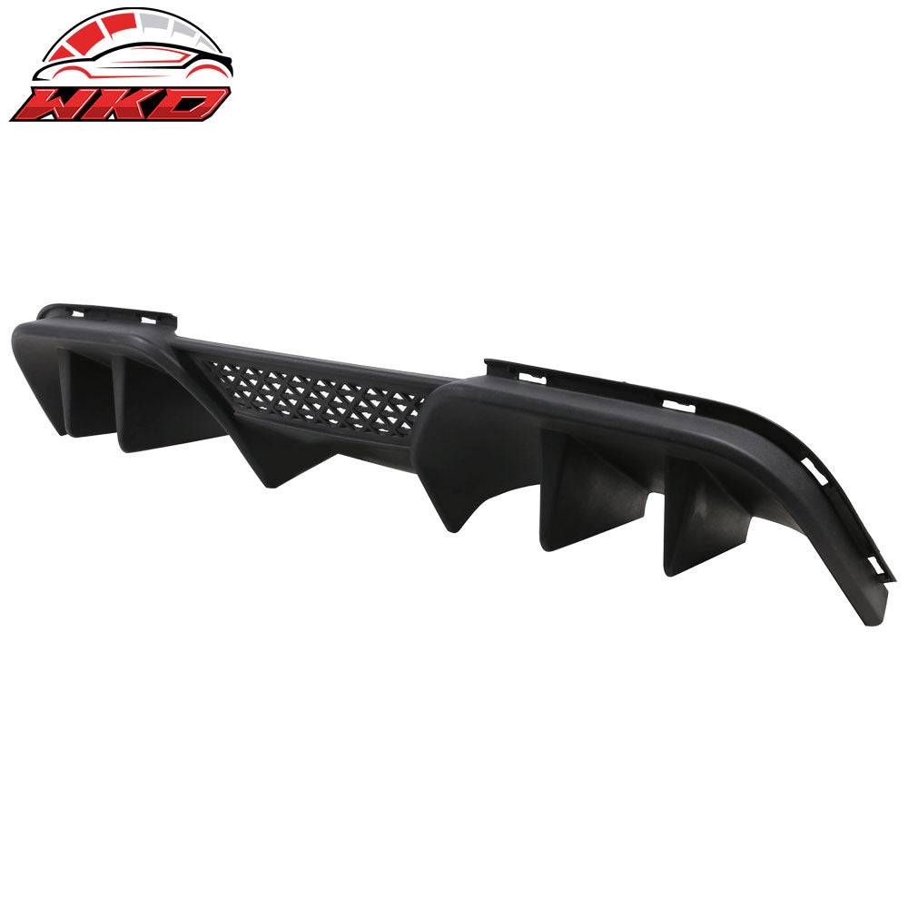 Fits 15-17 Ford Mustang R-Spec V2 Lower Rear Diffuser For PREMIUM Bumper