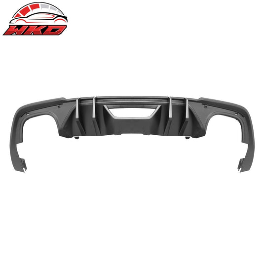 Wholesale 18-23 Ford Mustang S550 2-Door Competition Matte Black PP Rear Diffuser - Wikond Auto